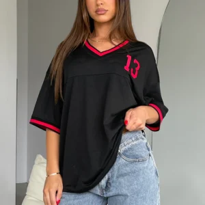 Moves To Make Oversized Sports Tee Black