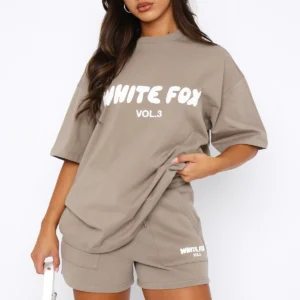 Offstage Oversized Tee Fawn